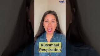 Kussmaul Respiration 🫁 breathing lungs medical nursing like share doctor trending [upl. by Doner]