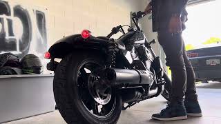 2022 Harley Davidson RH975 Nightster cold start SampS exhaust nightsterharleydavidson [upl. by Ahsilam570]