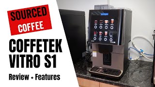 COFFETEK VITRO S1 machine  review  features ☕ [upl. by Onairam]