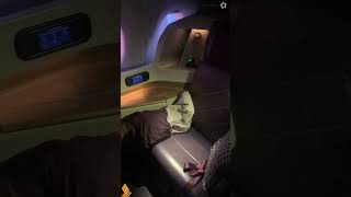 Singapore Airlines A350 Business Class Bassinet Seat シンガポール航空 ビジネスクラス [upl. by Tris]