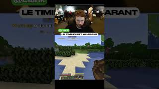 LAINK TOMBE SUR UN TIMING PARFAIT PENDANT LE ZEVENT 🤣🤣 Zevent laink memes france minecraft [upl. by Hcib]