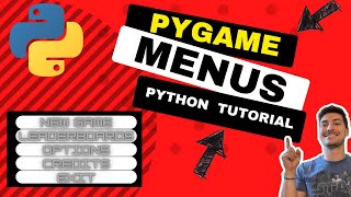 How to Create Menus in Python Games PyGame Tutorial [upl. by Kir]