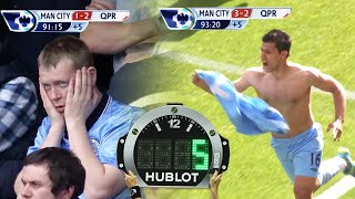 El Día que el KUN AGÜERO de ÚLTIMO MINUTO GANÓ la PREMIER LEAGUE para el CITY [upl. by Ahsatak]