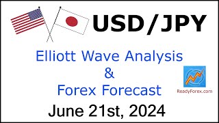 USD JPY Elliott Wave Analysis  Forex Forecast  June 21 2024  USDJPY Analysis Today [upl. by Wynnie340]