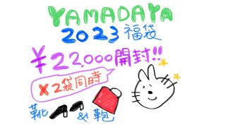 ヤマダヤ 2023 靴＆鞄 福袋 2万円 2袋同時開封 [upl. by Lowell160]