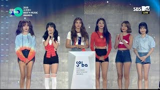 180830 AOA Bonsang Award  Soribada Best KMusic Awards [upl. by Kristal]