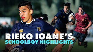 Schoolboy Rieko Ioane Just 3 Years Before Becoming An All Black  Rugby Highlights  RugbyPass [upl. by Hinkle946]