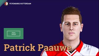 Patrick Paauwe  PES Clasico Face Bodyamp Stats [upl. by Anilesor]