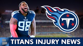 MASSIVE TITANS Injury News On Derrick Henry amp Jeffery Simmons  JUST IN Coaching Change In Tennessee [upl. by Thomasine464]