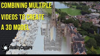 DJI Mini 2  Combining videos to create a 3D Model in Reality Capture software [upl. by Heydon640]