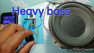 TDA 2030 Ic Subwoofer out  Heavy Bass Amplifier Using Tda 2030 [upl. by Aoht]