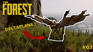 Comment trouver le DELTAPLANE  THE FOREST HARDCORE COOP  Ep03 [upl. by Ellyn]