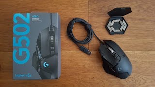 Logitech G502 Hero BEST GAMING MOUSE EVER Unboxing and Complete Setup [upl. by Vittoria536]