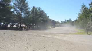 New England Forest Rally 2013 Stage 5 Sunday River Car 335 [upl. by Epuladaugairam]