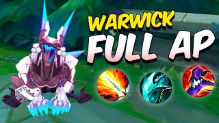 Warwick TOP Full AP esta OP [upl. by Ezri]