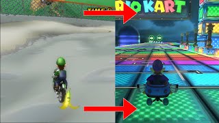 Every time I hop I switch to Mario Kart 8  Mario Kart Wii [upl. by Feola]