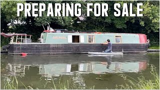 546 PREPARING narrowboat FOR SALE [upl. by Carrnan]