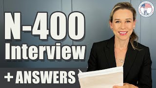 US Citizenship Interview  N400 Naturalization Interview Simulated Interview Questions amp Answers [upl. by Zarah107]