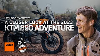 Take a closer look at the 2023 KTM 890 ADVENTURE  100 BIRCHY APPROVED [upl. by Oesile]