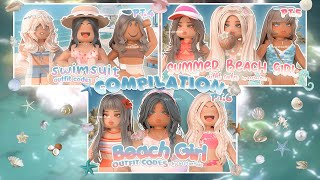 BERRY AVENUE CODES SUMMER Outfit Compile 1👙🩱 BLOXBURG CODES roblox summer swimwear bini [upl. by Avuha776]