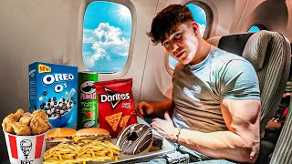 10000 Calorie Challenge On A Plane [upl. by Frantz]