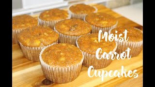 Moist Carrot Cupcakes [upl. by Leuqar]