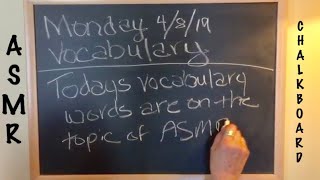 ASMR Chalkboardnostalgia No talking [upl. by Collis]