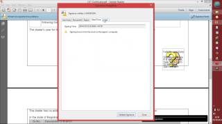 VALIDATING DIGITAL SIGNATURE ON PDF FORMS [upl. by Gomez254]