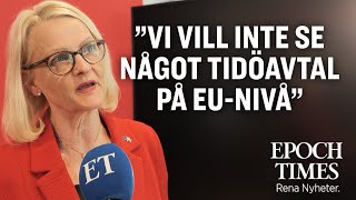 Helén Fritzon S ”Vi vill inte se något Tidöavtal på EUnivå” [upl. by Kiel]