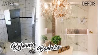 REFORMA de BANHEIRO de LUXO  ANTES E DEPOIS  ARQUITETA JANA FAEDO FABIANI [upl. by Anilemrac928]