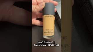 MAC Studio Fix Foundation UNBOXING • YouTube Shorts [upl. by Carie]