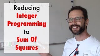 Reducing Integer Programming to Sum of Squares ft Boaz Barak [upl. by Ycnalc]