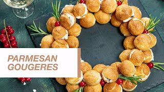 Parmesan Gougeres with Cheese Filling  Food Channel L Recipes [upl. by Terrene]