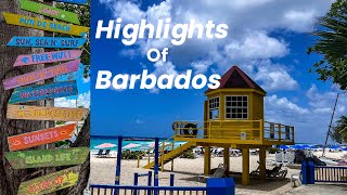 Highlights Of Barbados  Best Beaches  Bridgetown  Oistins  Carlisle Bay  Nightlife  Sunsets [upl. by Immak350]