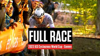 FULL RACE 2023 UCI Cyclocross World Cup Gavere [upl. by Anauqcaj]