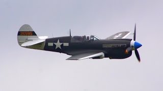 Curtiss P40 Kittyhawk  takeoff display amp landing  Airshow Breitscheid 2012 [upl. by Cy]