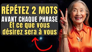 CHOQUANT ⚡️ TOUT CE QUE VOUS PENSEZ OU DITES APRÈS CES DEUX MOTS SERA À VOUS 💫  Buddhist Teachings [upl. by Sanger]