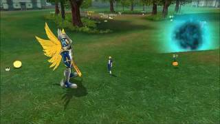 Digimon Masters Online  Patamon  all evolutions and attacks [upl. by Manwell150]