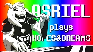 ASRIEL PLAYS HOPES amp DREAMS IN MIDI  Undertale Animated Parody [upl. by Daigle489]