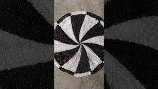 Homemade Doormat made with polythene art and craft 2o1 [upl. by Hcir850]