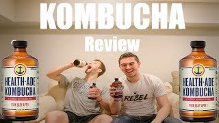 Health Ade Kombucha Tea Drink  Product Review [upl. by Ellehcrad]