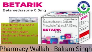 Betarik ll Betamethadone 05 mg ll Tablet uses of Betamethadone ll New Clinic Open medicine 💊💉 [upl. by Gorges]