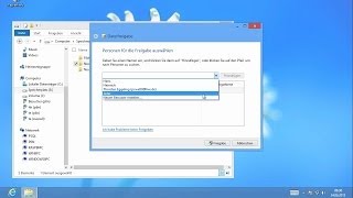 Netzwerkfreigaben unter Windows 8 einrichten  deutsch  german [upl. by Euqininod]