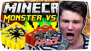 MORE EXPLOSIVES MOD VS CRAFT ATTACK MAP  Minecraft Monster vs Maps  Deutsch  HD [upl. by Aiclef]