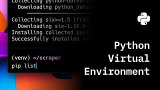 How to Create and Activate Python Virtual Environment on Mac [upl. by Besse]