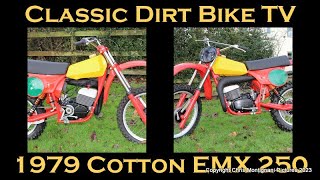 Terry Pickering 1979 Cotton EMX 250 [upl. by Querida448]