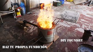 🔥🔥 Cómo hacer una fundición casera de aluminio y no morir en el intento🔥🔥 [upl. by Sidran303]