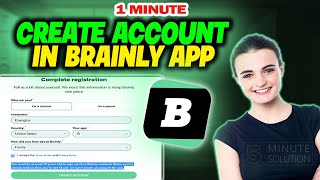 How to create account in Brainly app 2024 Quick amp Easy [upl. by Salomi]