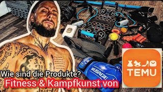 TEMU  Wie sind die Produkte für Kampftraining amp Fitness  DER TEST [upl. by Nohsram]