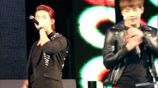 Fancam 121102 Dankook University 2PM 택연 니가밉다 Taecyeon テギョン [upl. by Elspeth]